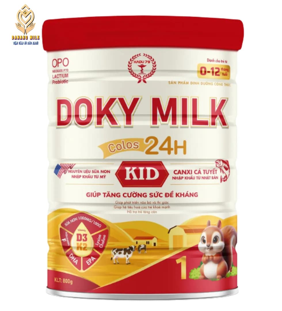 Doky milk kid  từ 0 đến 12 tháng tuổi