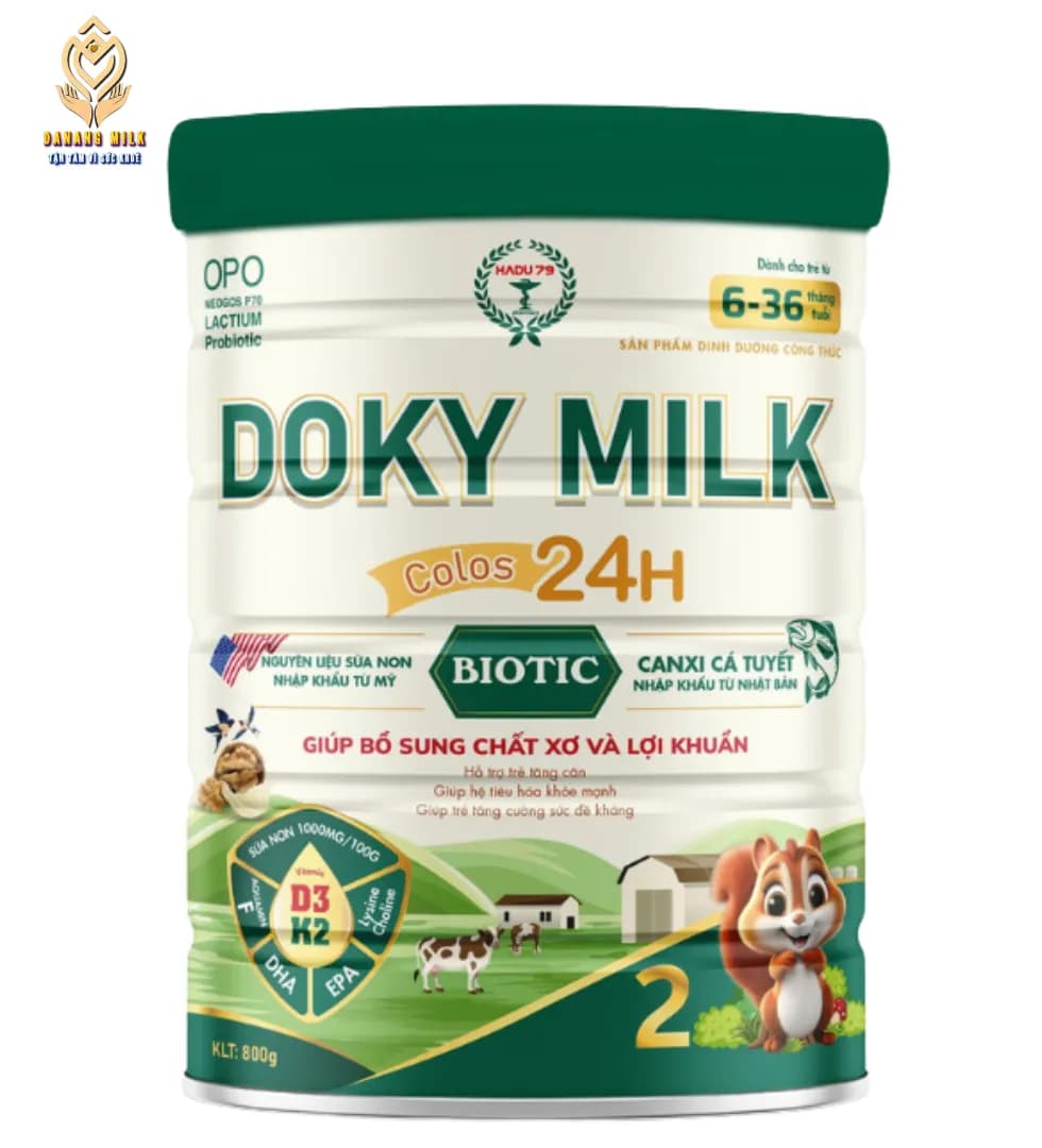 Doky milk Biotic  từ 6 đến 36 tháng tuổi 