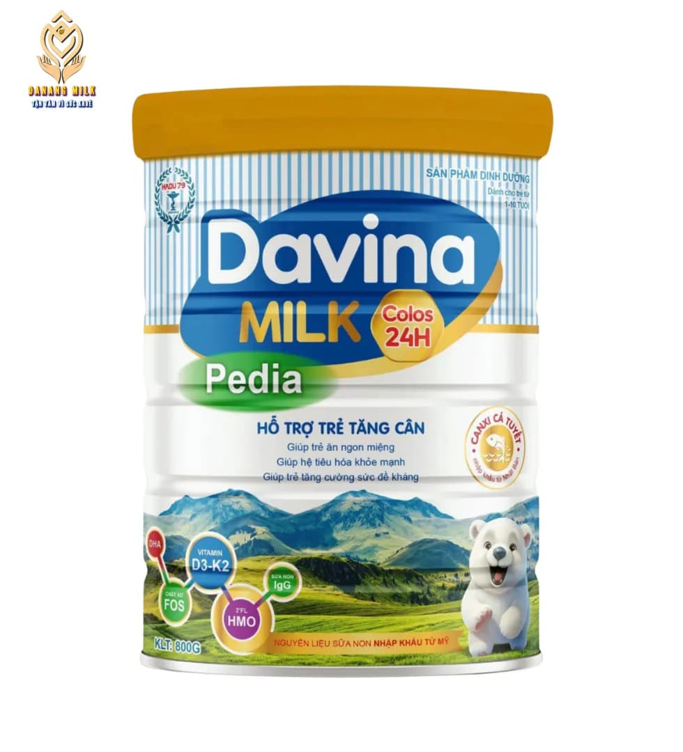 Davina milk Pedia  từ 1 đến 10 tuổi 