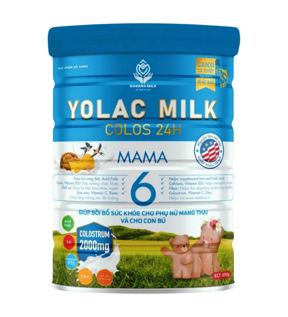 Yolac milk Mama Dành cho phụ nữ mang thai và cho con bú