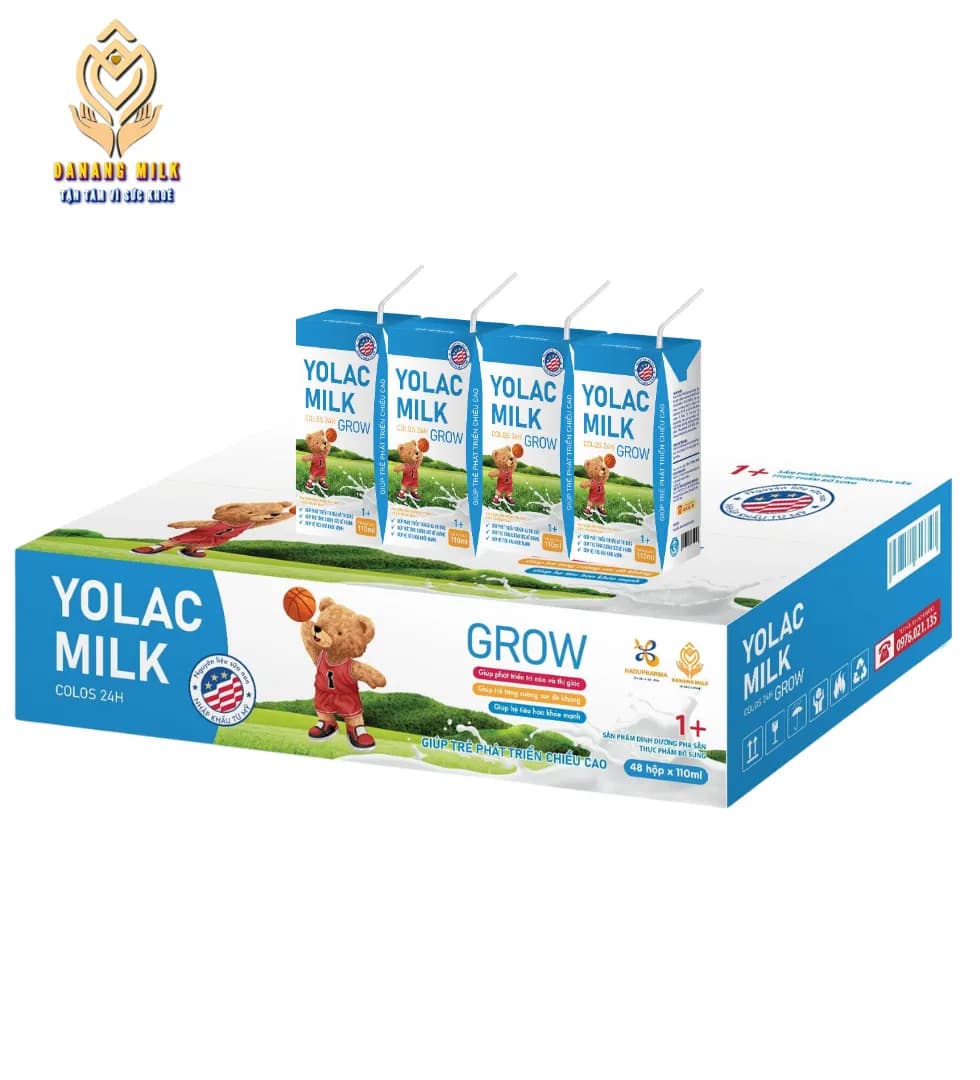 Yolac milk Grow Phát triển chiều cao, trí não