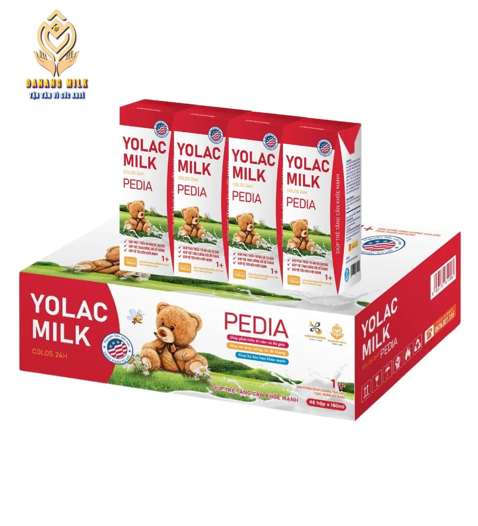 Sữa pha sẵn Yolac milk Trẻ chậm tăng cân, trẻ có hệ tiêu hoá kém