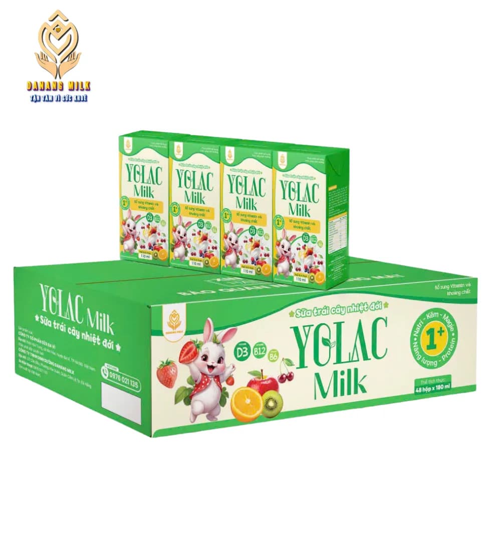 Yolac Sữa Trái cây Nhiệt Đới 110ml